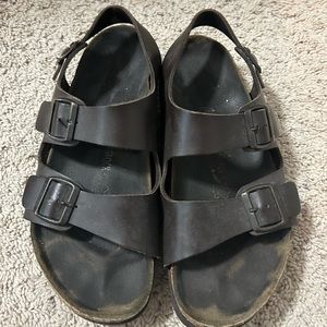 Men’s Birkenstock Milano. Brown. Size 44, 11-11.5 US. Good condition. Clean.